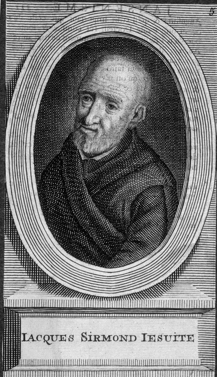 Portrett av Jacques Sirmond, jesuitt - n.d. av Unknown artist
