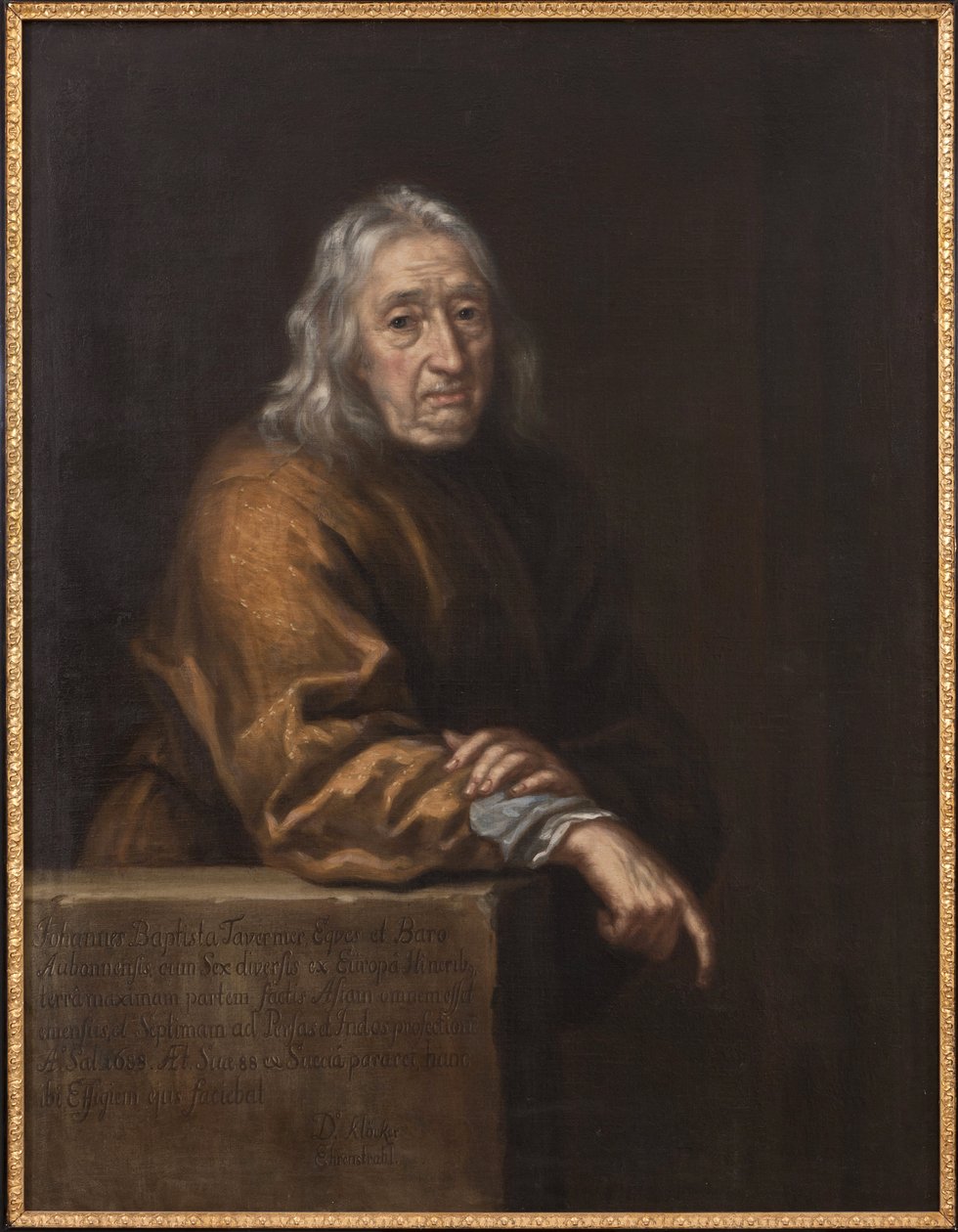 Portrett av Jean-Baptiste (Jean Baptiste) Tavernier (1605-1689), av Ehrenstrahl, David Klocker (1629-1698). Olje på lerret av Unknown artist