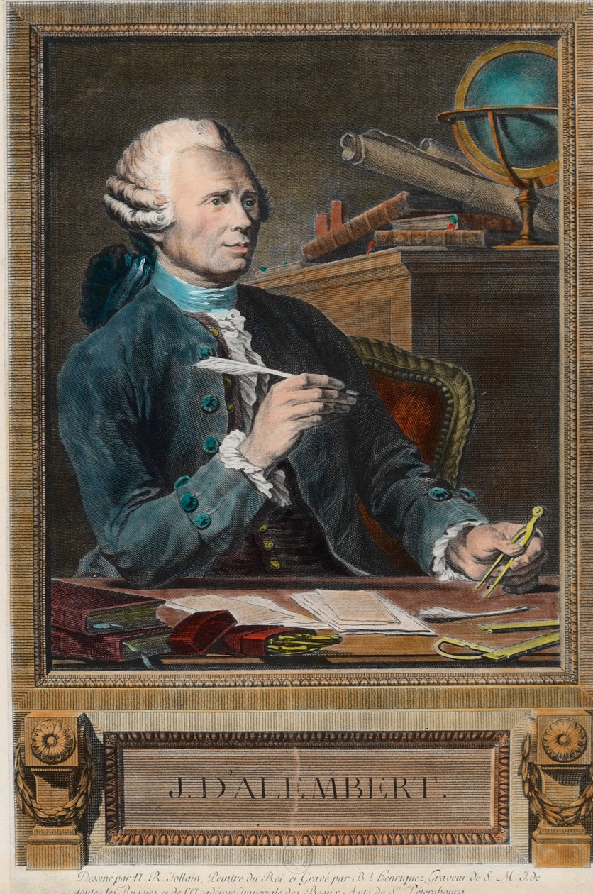 Portrett av Jean Le Rond d