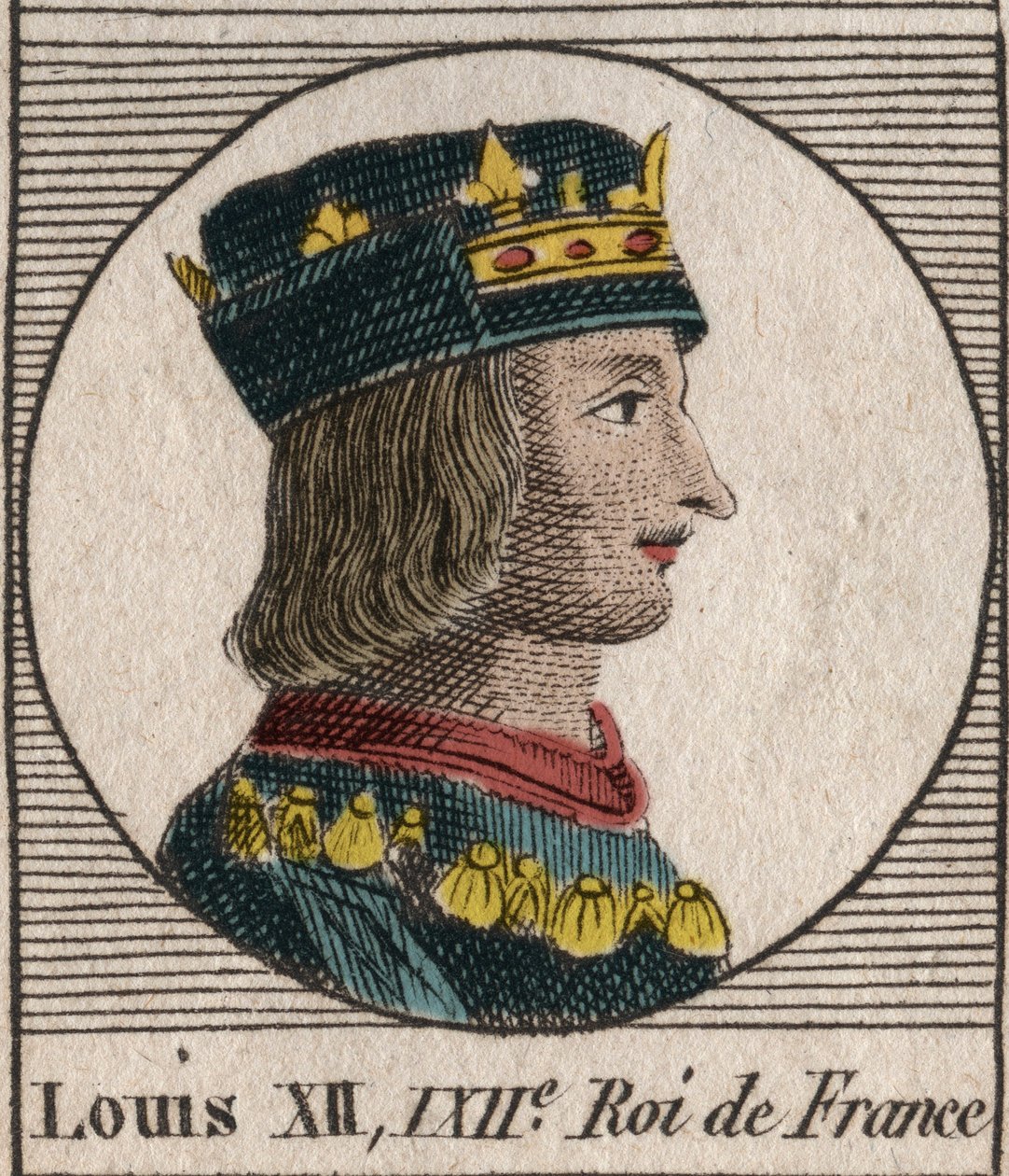 Portrett av kong Ludvig XII av Unknown artist