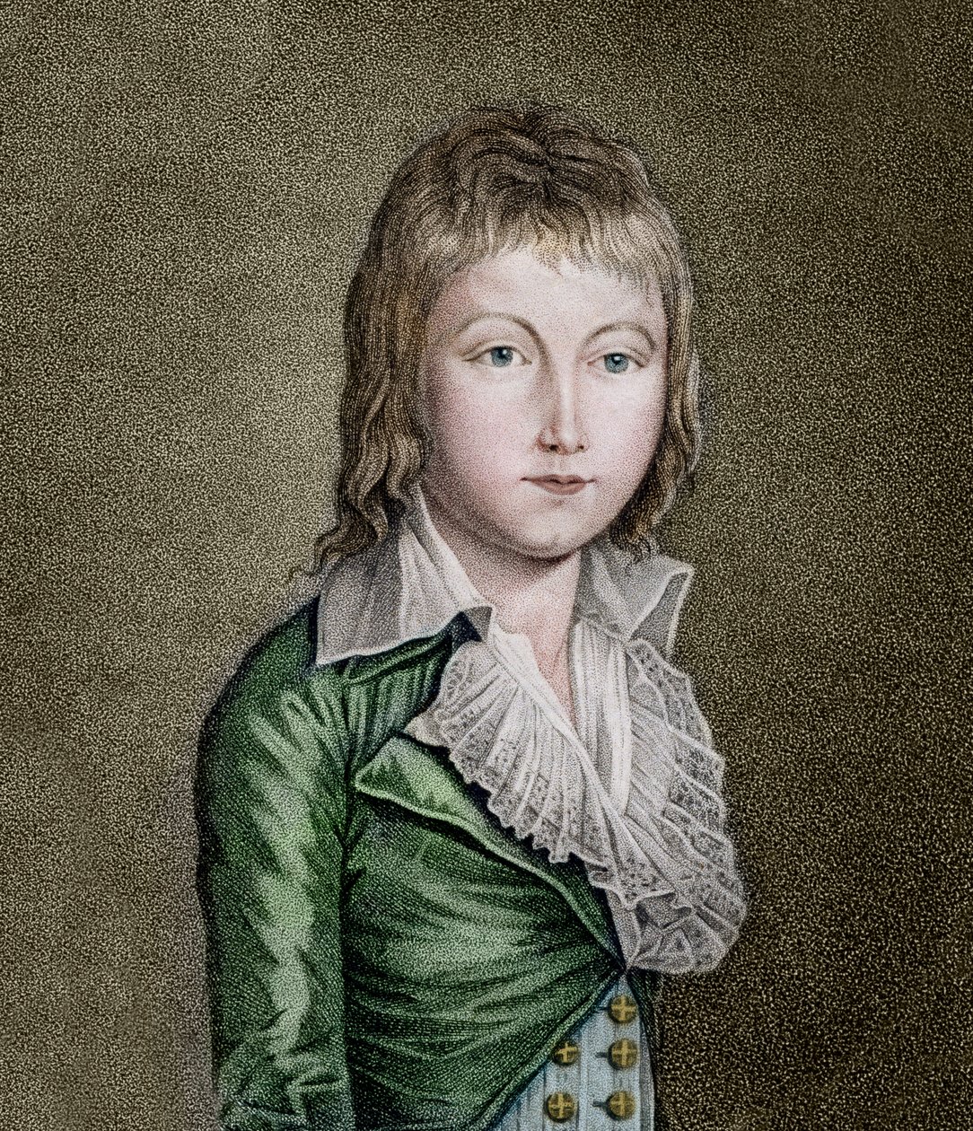 Portrett av LOUIS XVII (1785-1795) Dauphin of France Lithograph av Unknown artist