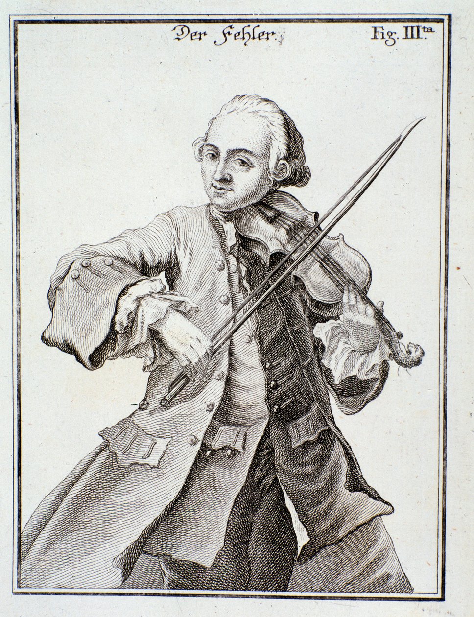 Portrett av Leopold Mozart (gravering av Unknown artist