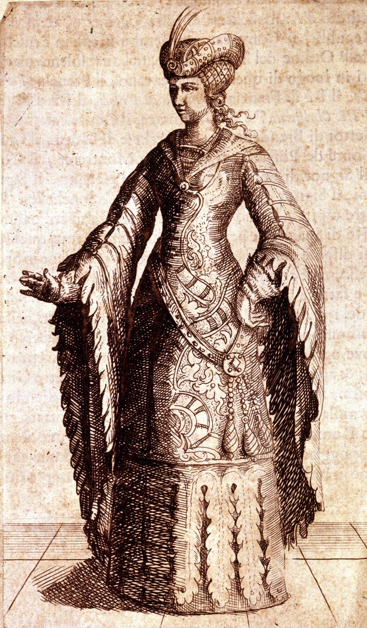 Portrett av Margarita av Østerrike (1480-1530), datter av Maximilian I. av Unknown artist