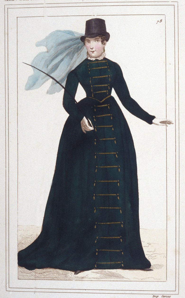 Portrett av Marie-Paulette kalt Pauline Bonaparte (1780-1825), prinsesse Borghese. Gravering fra 1830 av Unknown artist