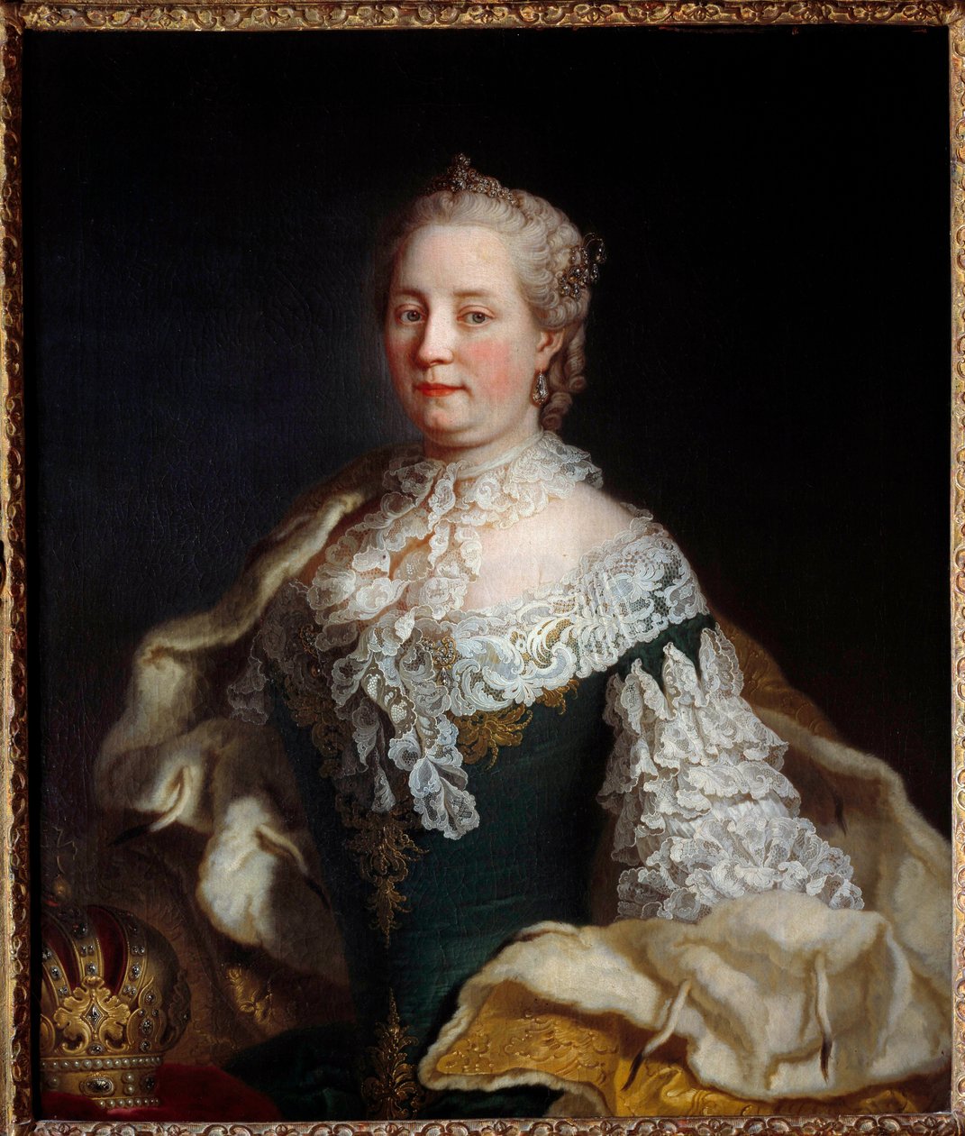 Portrett av Marie Therese av Østerrike av Habsburg Lorraine (Marie Therese Iere fra Ungarn) (1717-1780) Anonymt maleri fra 1700-tallet. Nancy, Musee historique lorrain - Portrett av Maria Theresa av Østerrike Habsburg-Lorraine (Maria Therese I av Hunga av Unknown artist