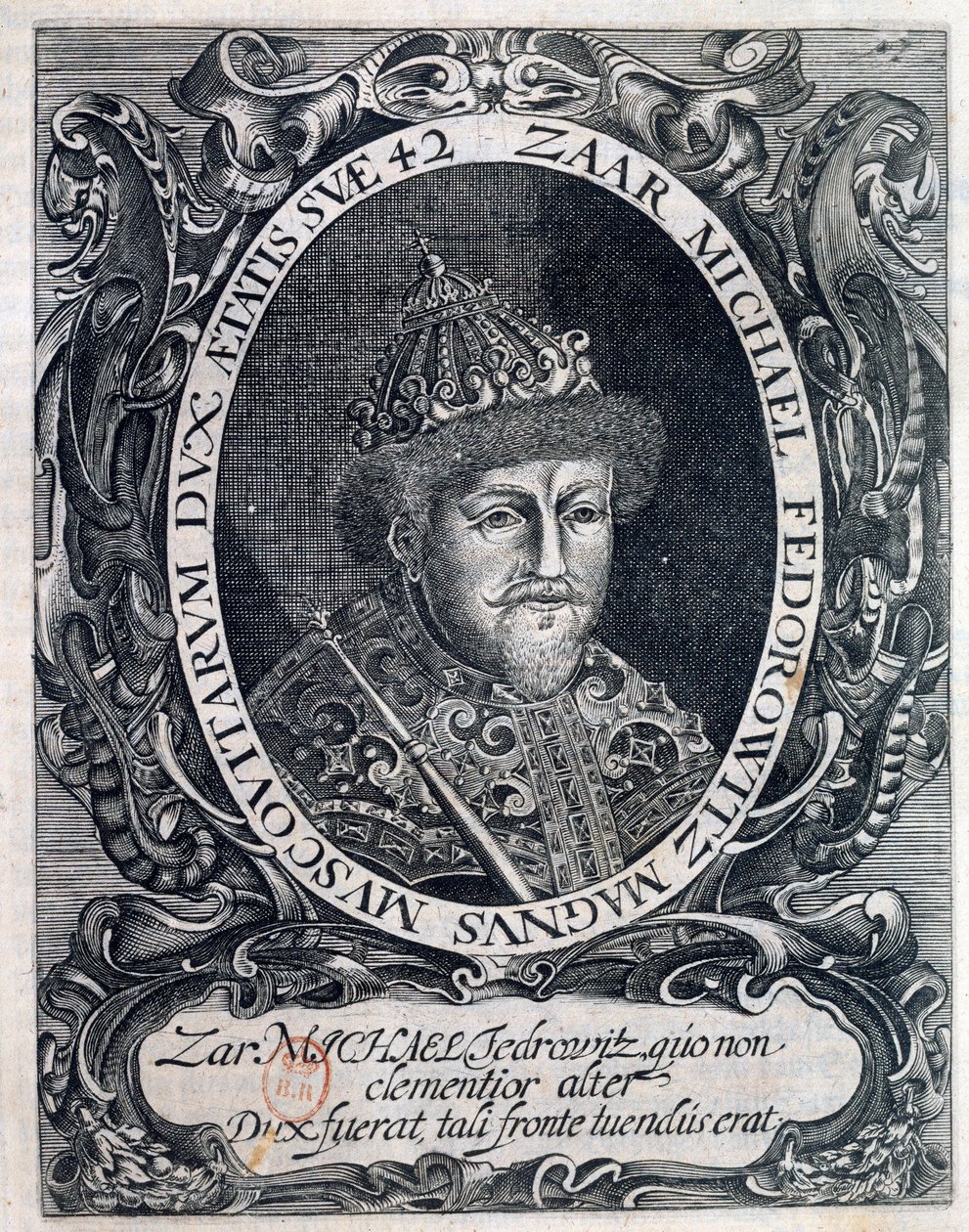 Portrett av Michael III, tsar av Russland (Mikhael Romanov av Unknown artist