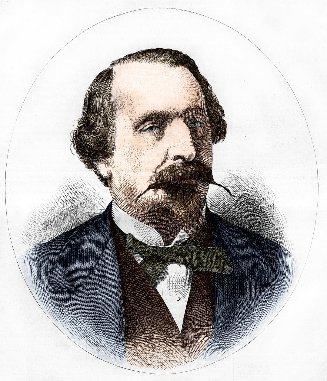 Portrett av Napoleon III (1808-1873), franskmennenes keiser. av Unknown artist