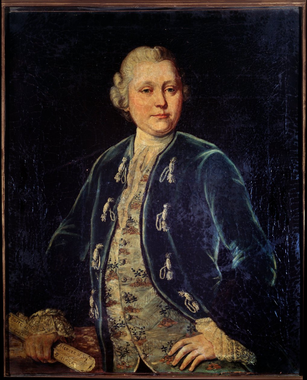 Portrett av Pasquale Potenza, italiensk castrato (maleri av Unknown artist