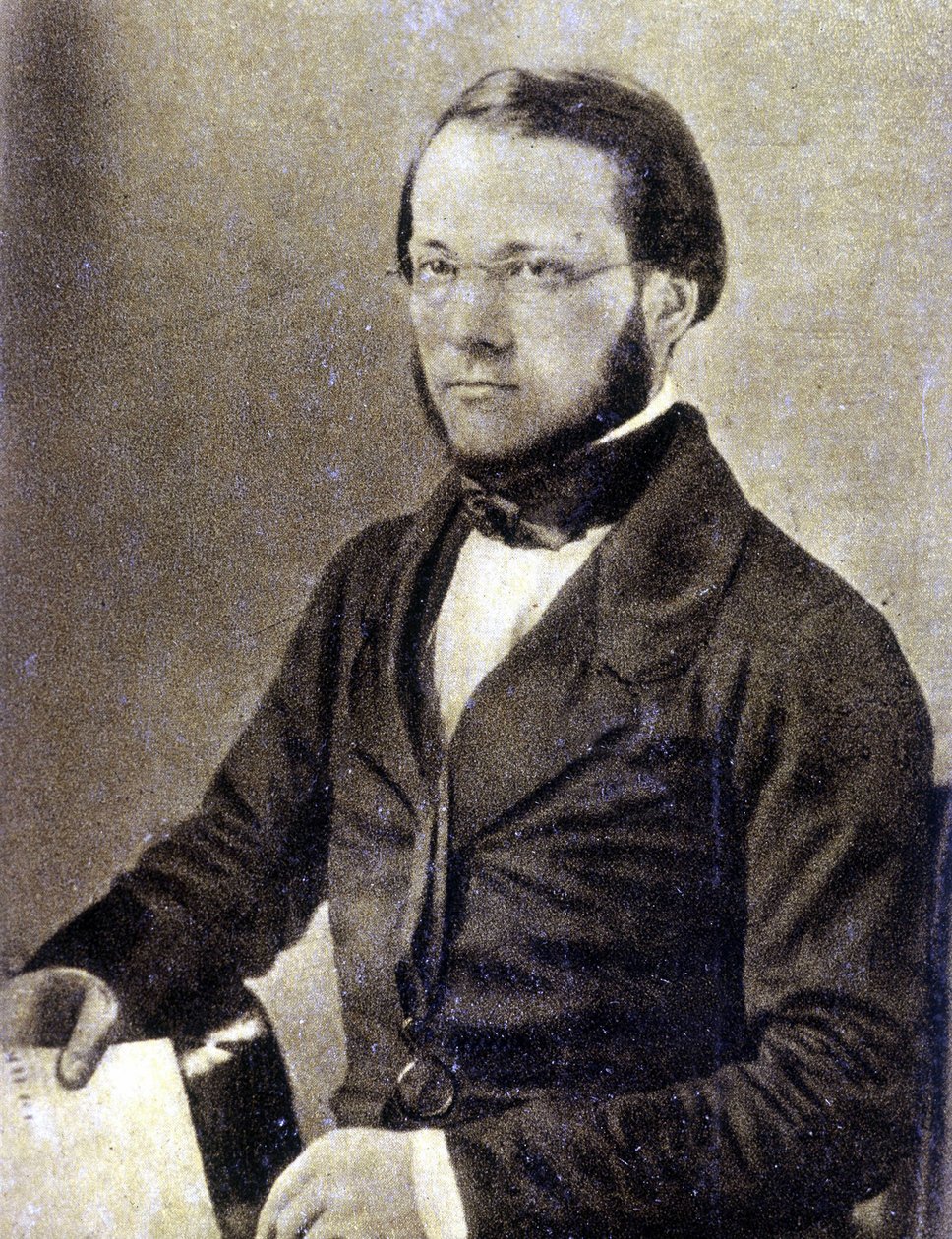 Portrett av Pasteur i 1852. av Unknown artist