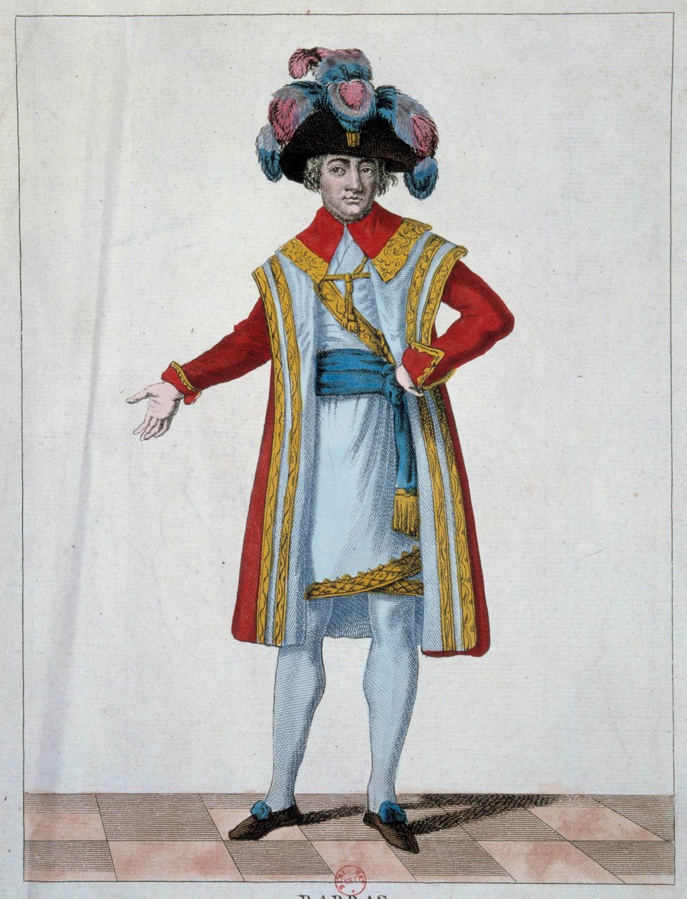 Portrett av Paul Barras (1755-1829), medlem av hovedstyret. av Unknown artist