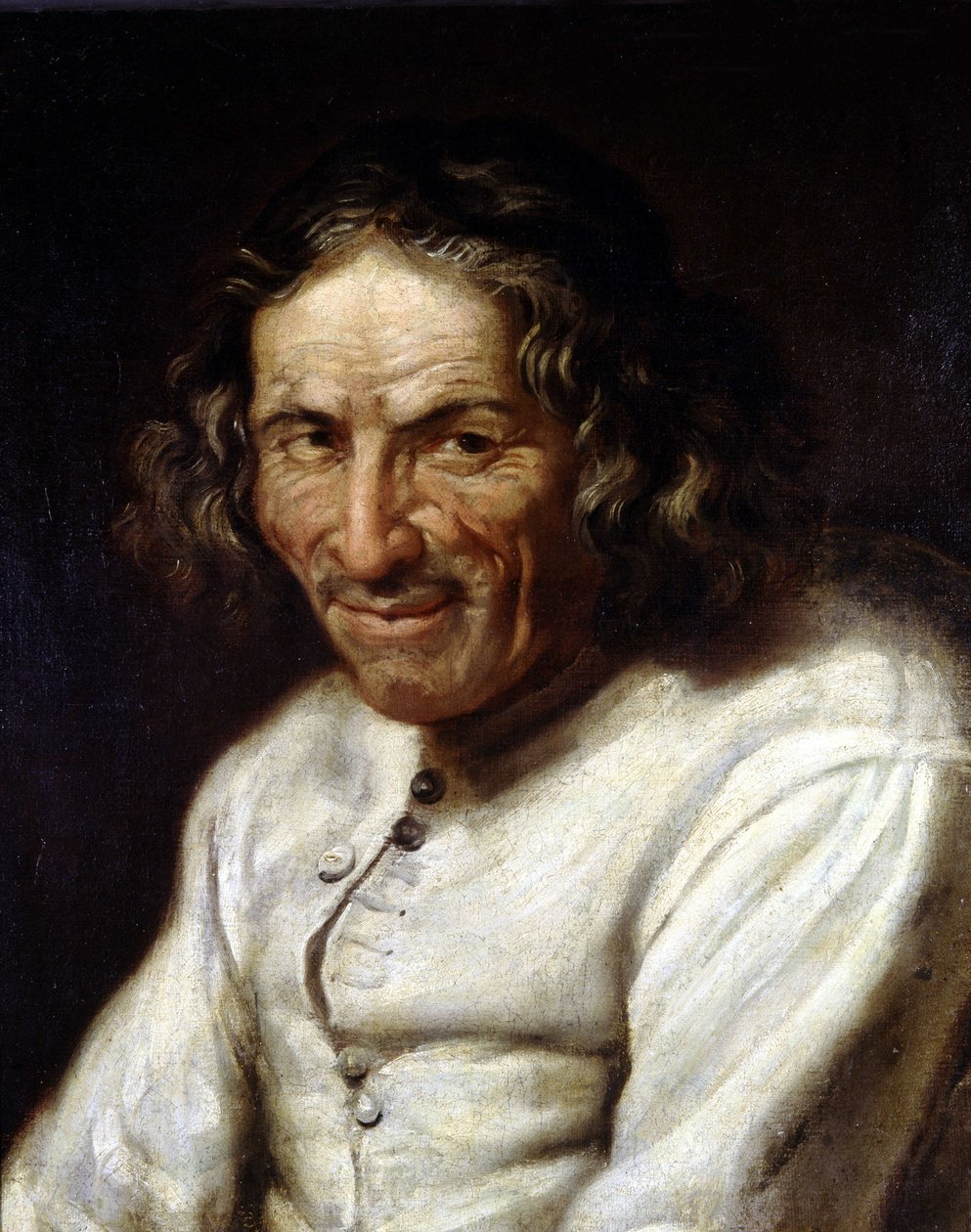 Portrett av Paul Scarron (1610 - 1660), forfatter - olje på lerret, Musee de Tessee, Le Mans av Unknown artist
