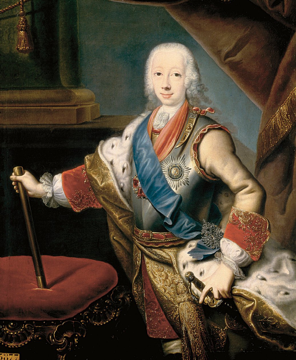 Portrett av Peter III av Russland av Unknown artist