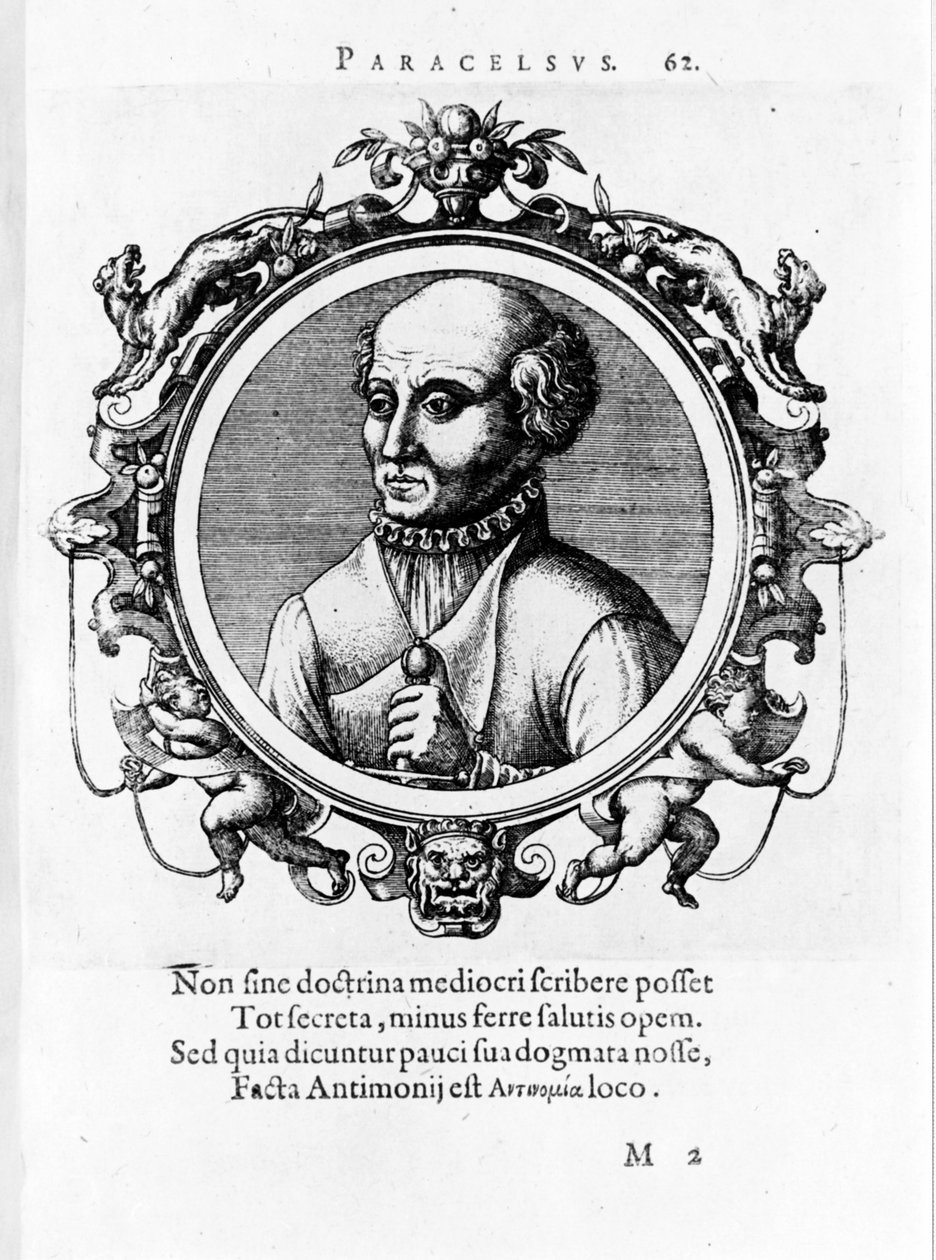 Portrett av Philipp Aureolus Theophrastus Bombast von Hohenheim Paracelsus av Unknown artist