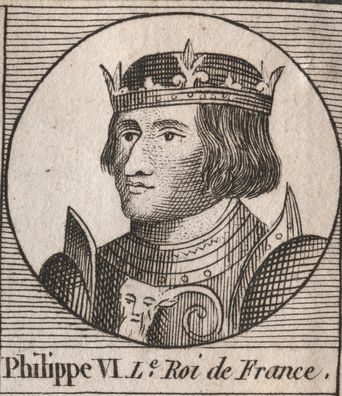 Portrett av Filip VI av Valois av Unknown artist