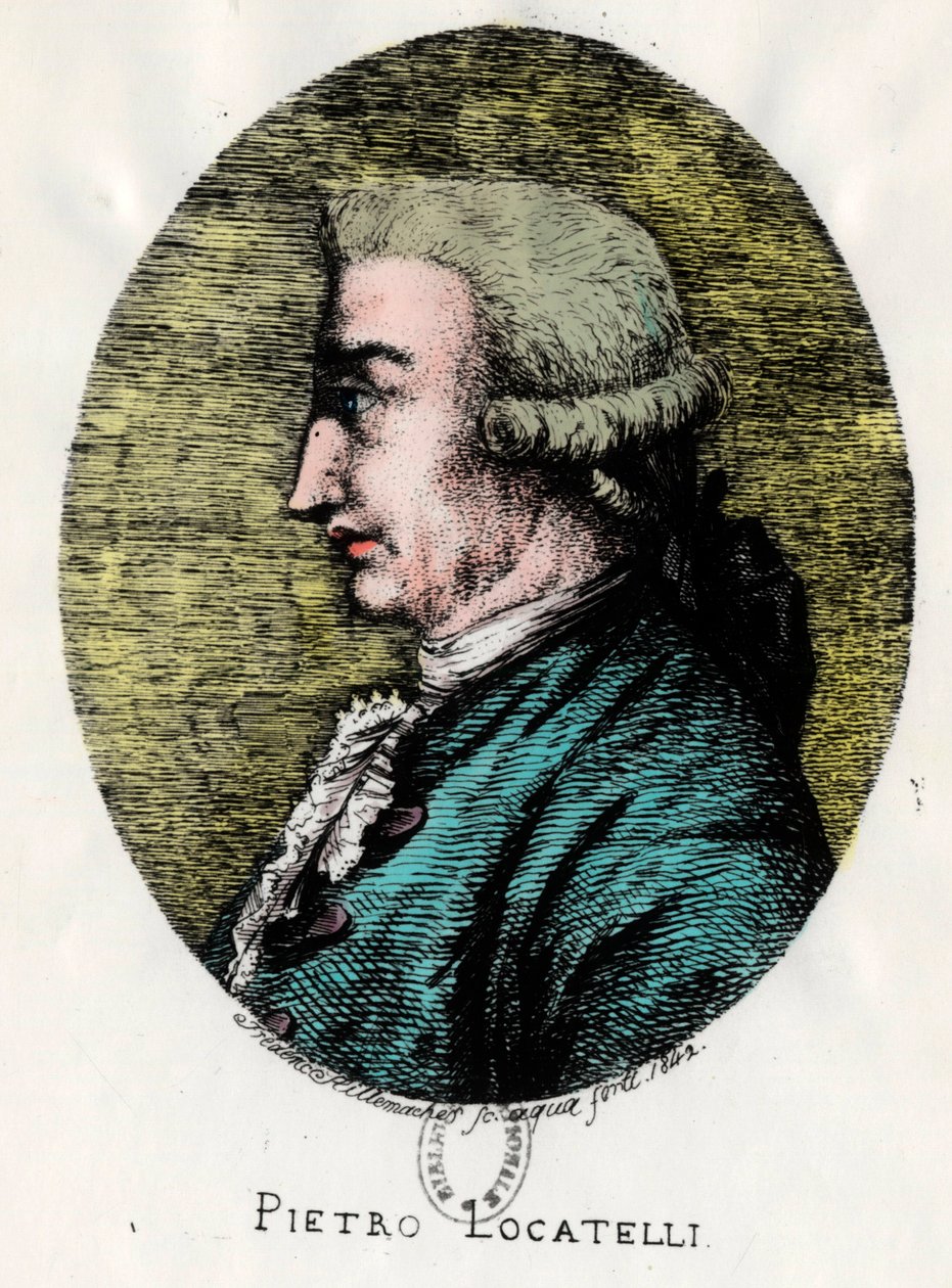Portrett av Pietro Locatelli av Unknown artist