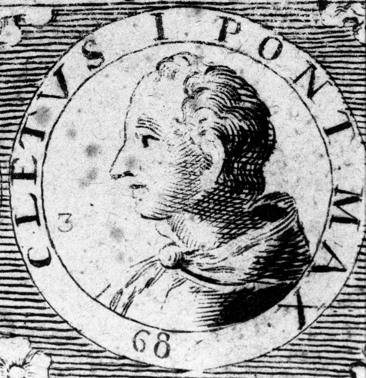 Portrett av pave Anaclet eller Clet eller Anenclet eller Cleto I døde i 91. av Unknown artist