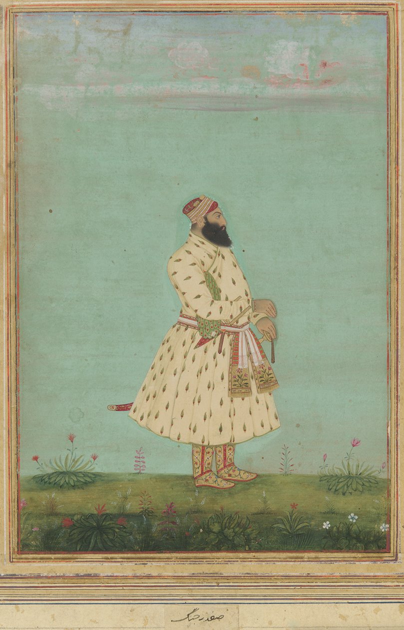 Portrett av Safdar Jang av Unknown artist