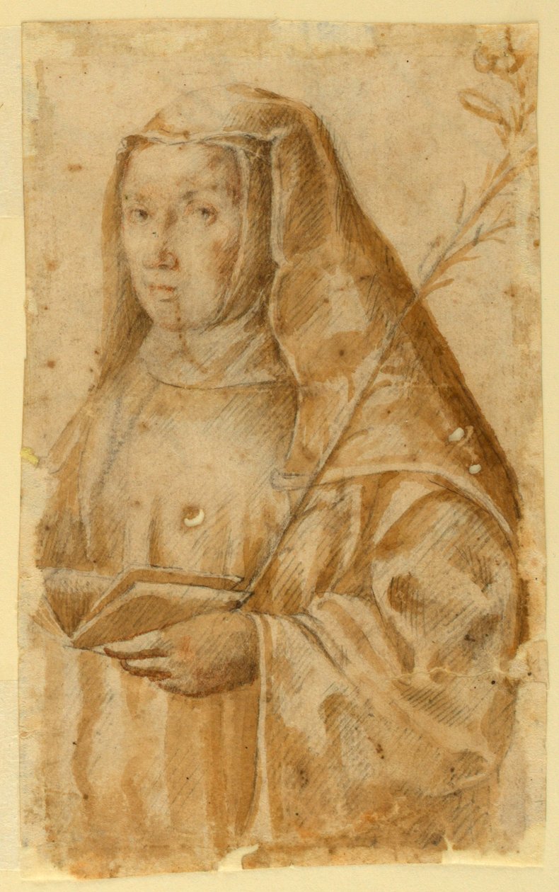 Portrett av Saint Catherine av Siena av Unknown artist