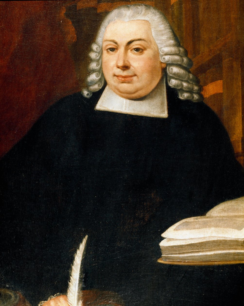 Portrett av Saverio Mattei (1742-1802) advokat, mann av bokstaver og musikalsk liv Napolitansk anonym maleri. Napoli fra 1700-tallet, Conservatorio di Musica San Pietro a Majella av Unknown artist
