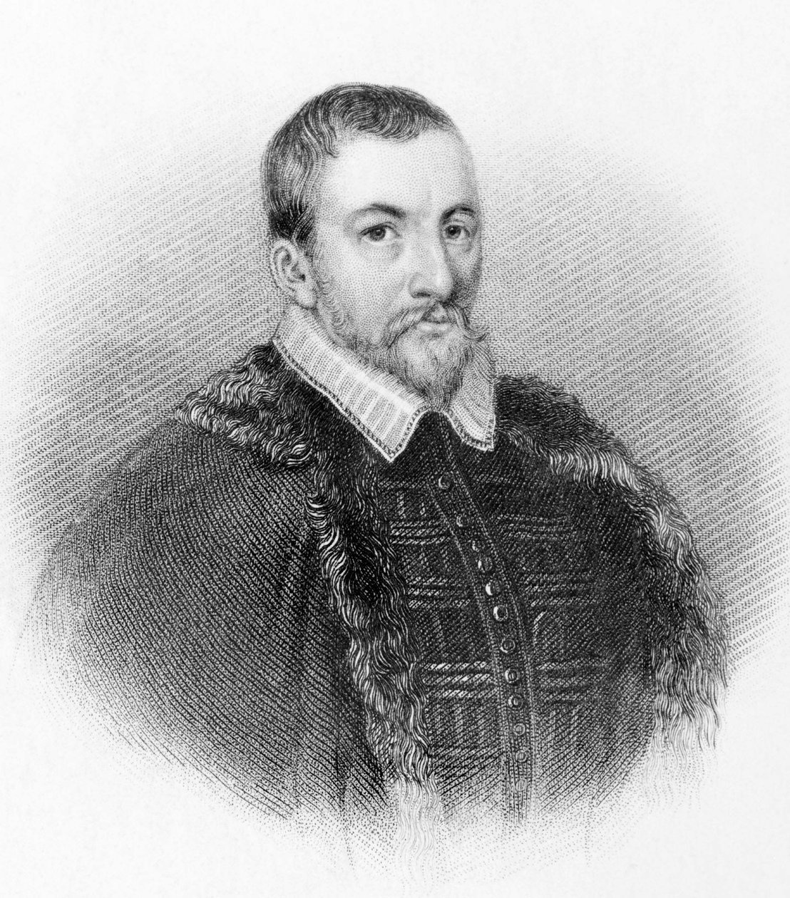 Portrait of Sir Thomas Bodley. English diplomat and scholar (1545 to 1613). av Unknown artist
