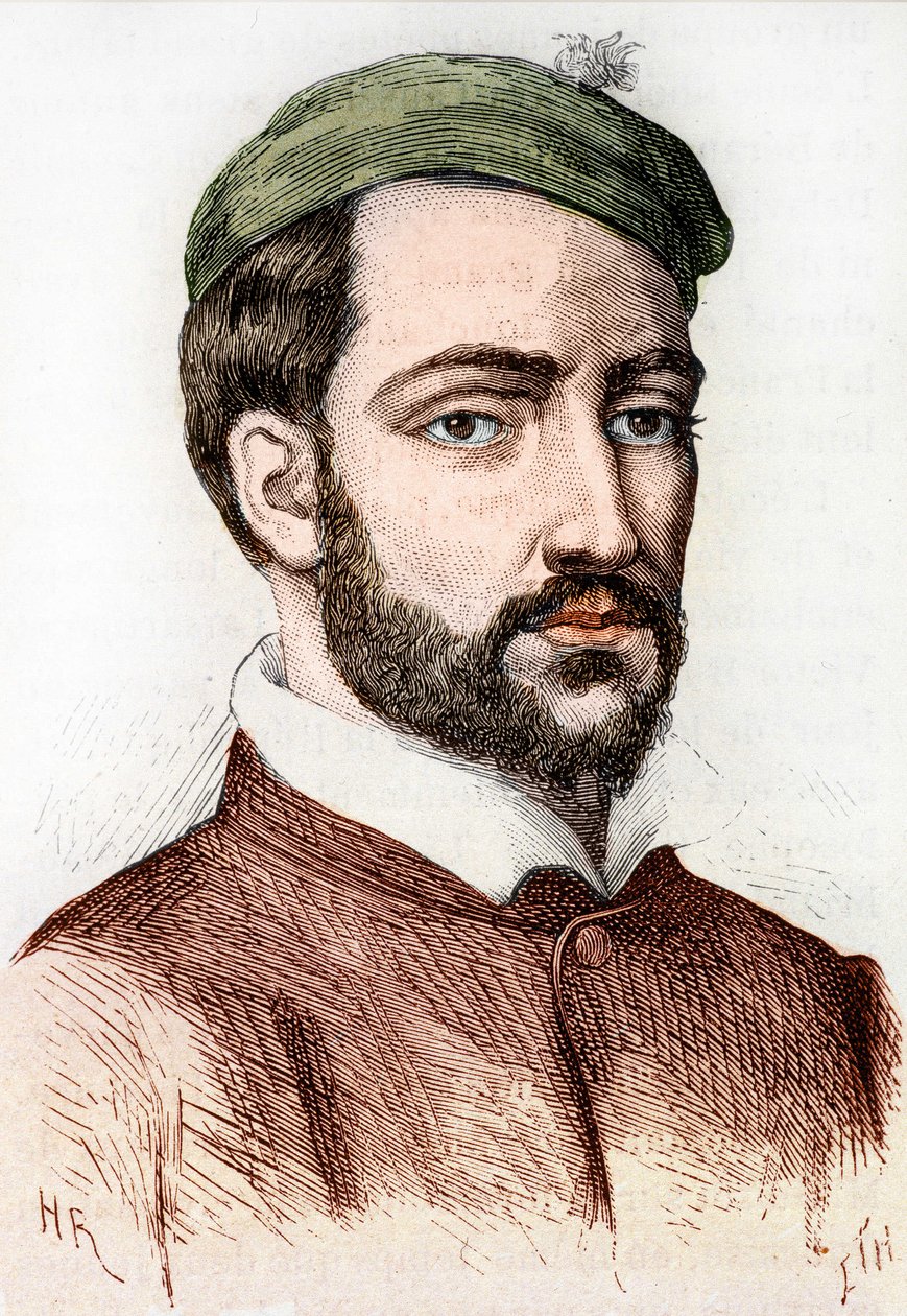 Portrett av Theodore Gericault, fransk maler (1791 - 1824) - i ""L
