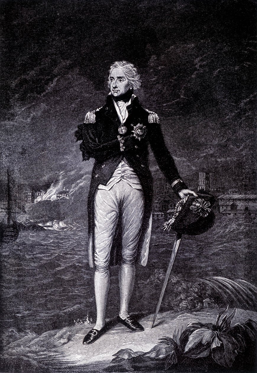 Portrett av Viscount Horatio Nelson (1758 - 1805), britisk admiral. av Unknown artist
