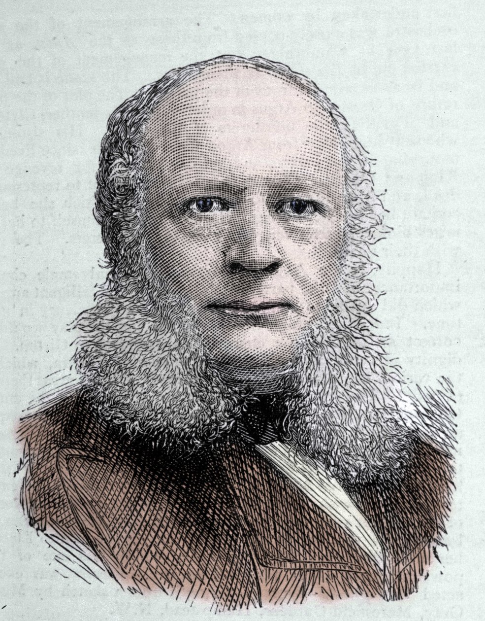 Portrett av Werner von Siemens (1816-1892), tysk ingeniør og industrimann. av Unknown artist