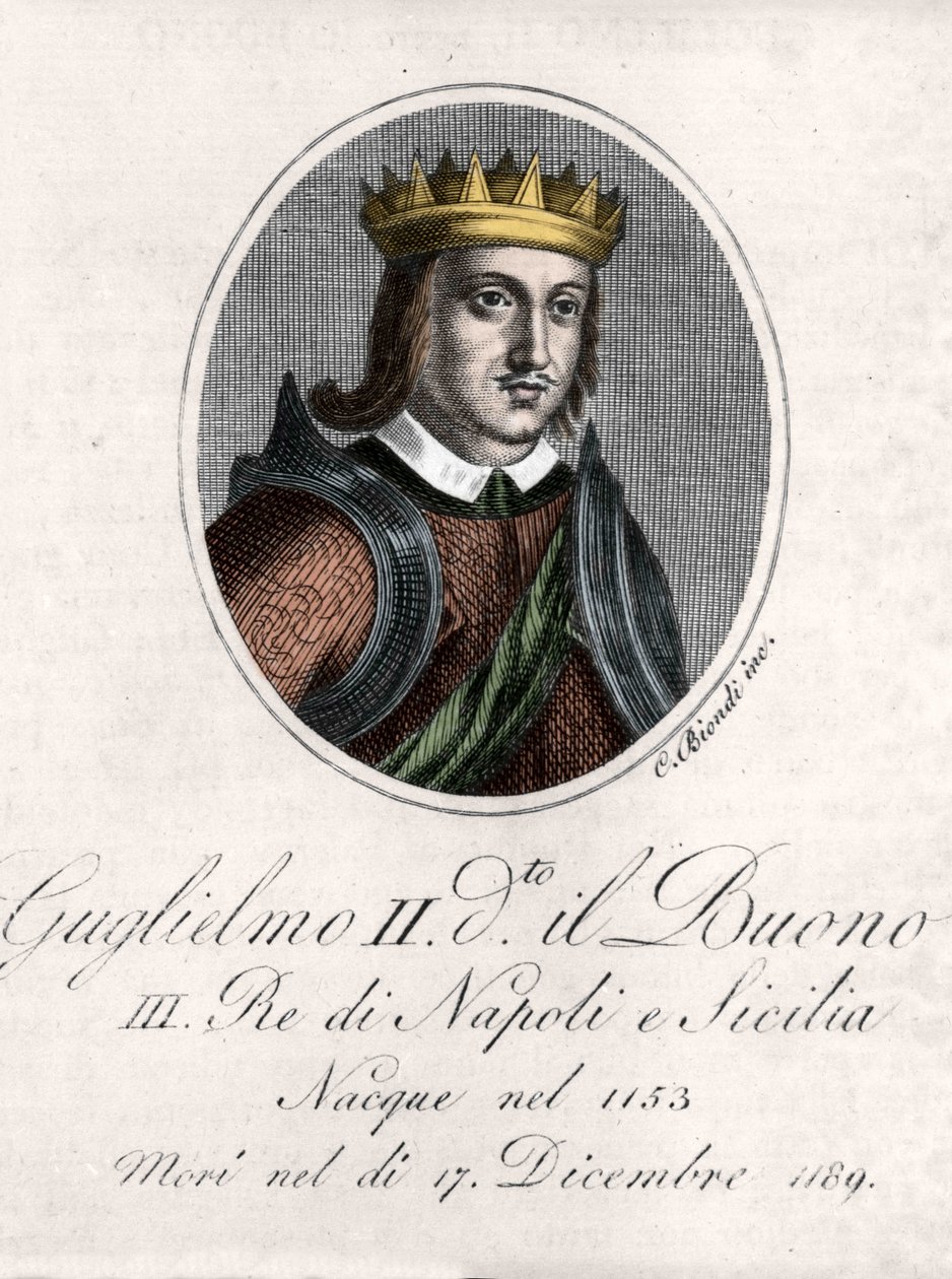 Portrett av William II den gode (William den gode av Unknown artist