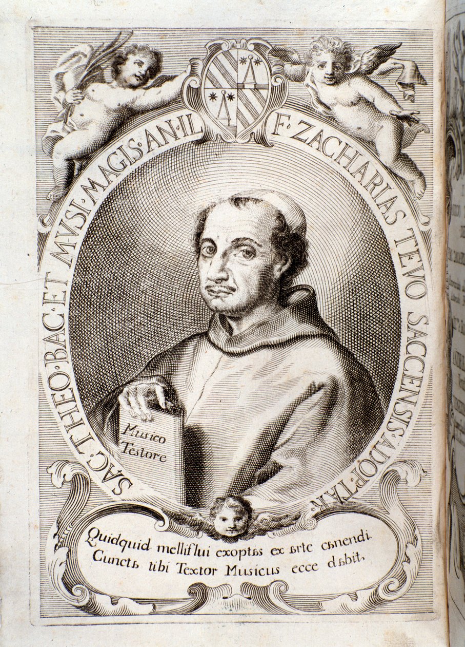Portrett av Zaccaria Tevo henter fra Il musico testore av Unknown artist