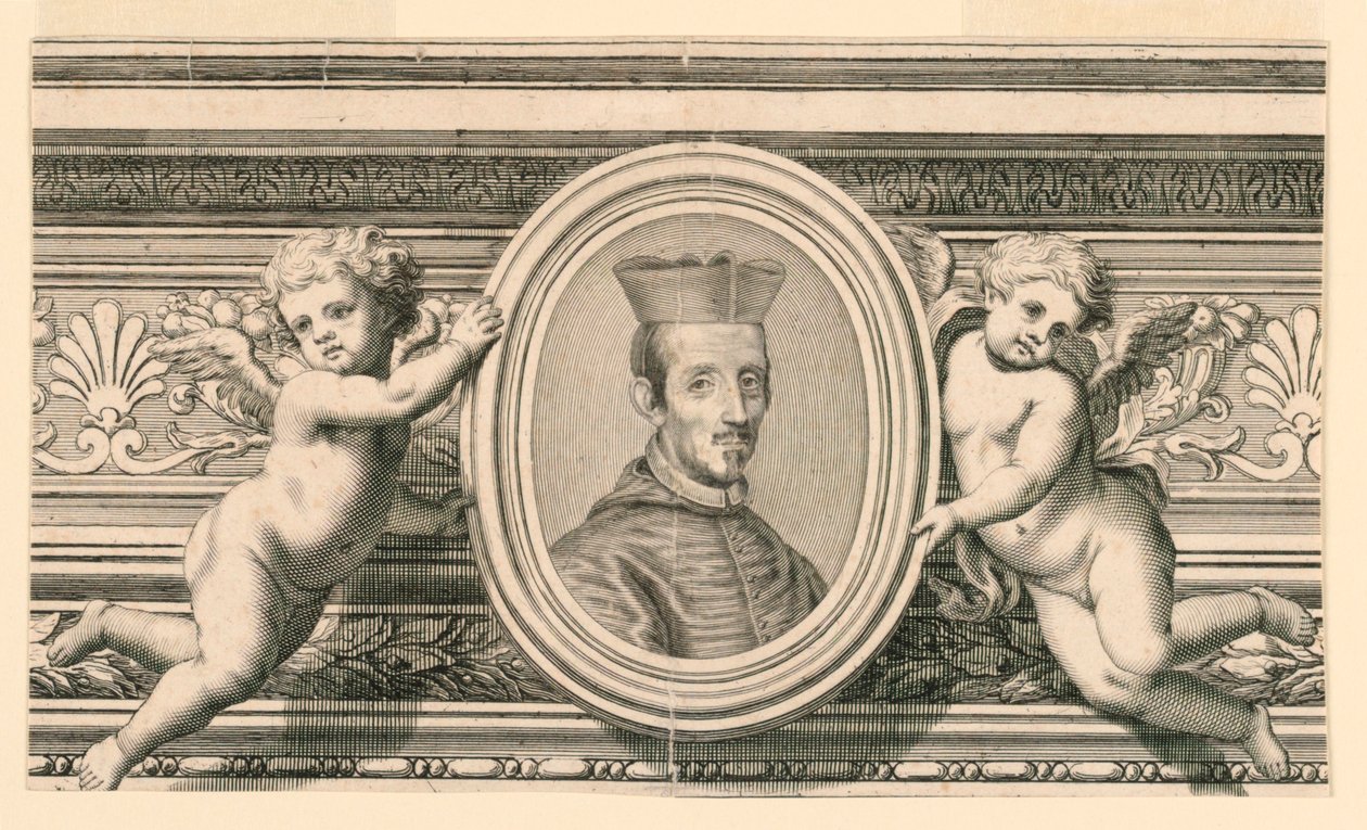 Portrett av en kardinal av Unknown artist
