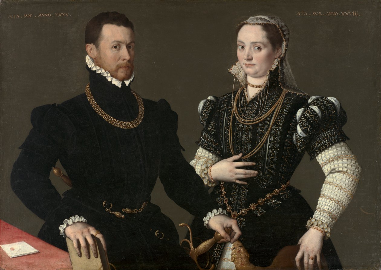 Portrett av et par av Unknown artist