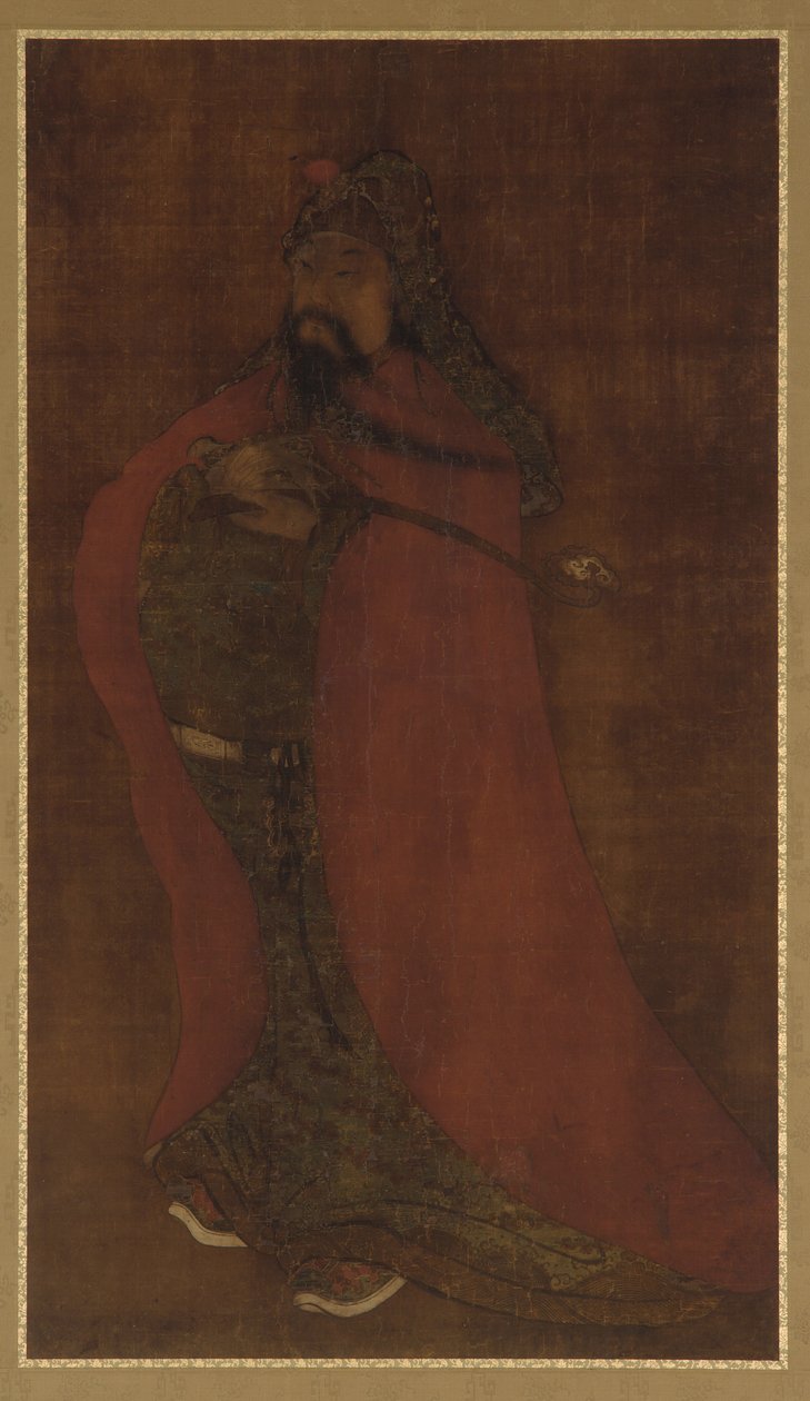 Portrett av en Han-keiser av Unknown artist
