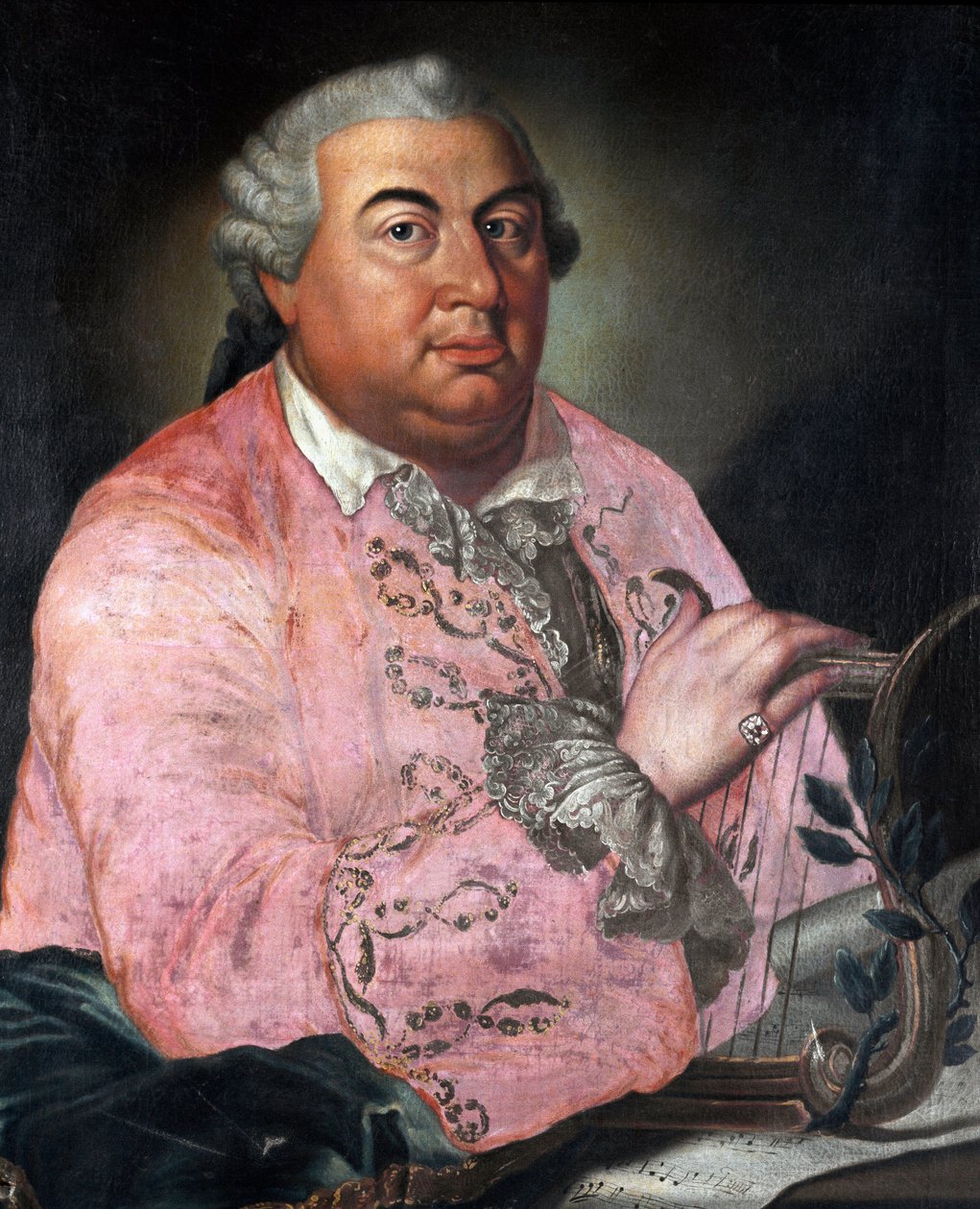 Portrett av den italienske komponisten Niccolo Jommelli (1714 -1774) Anonymt maleri. 1760 rundt Bologna, Civic Museum and Music Library av Unknown artist