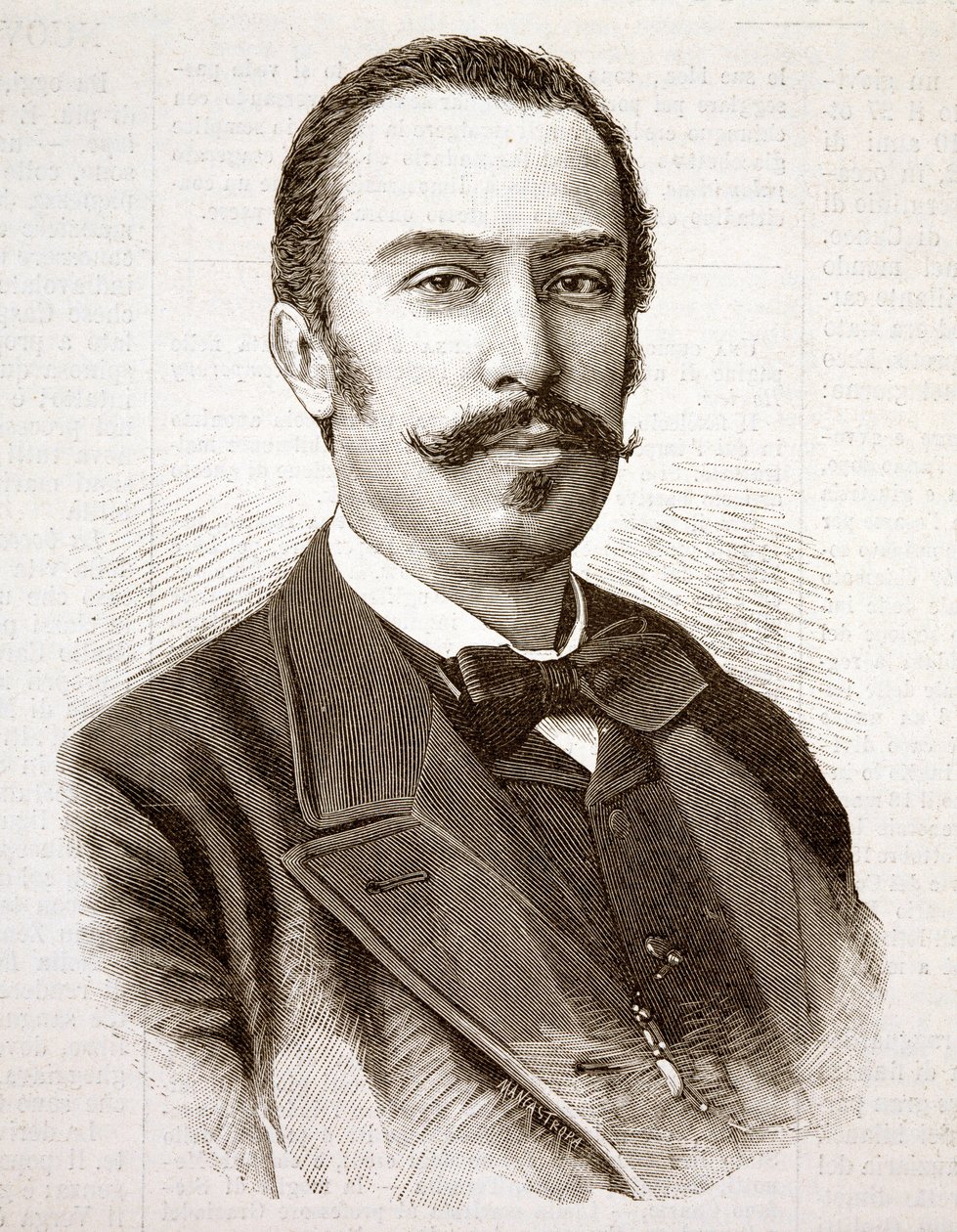 Portrett av den italienske politikeren Giovanni Giolitti (1842-1928). av Unknown artist