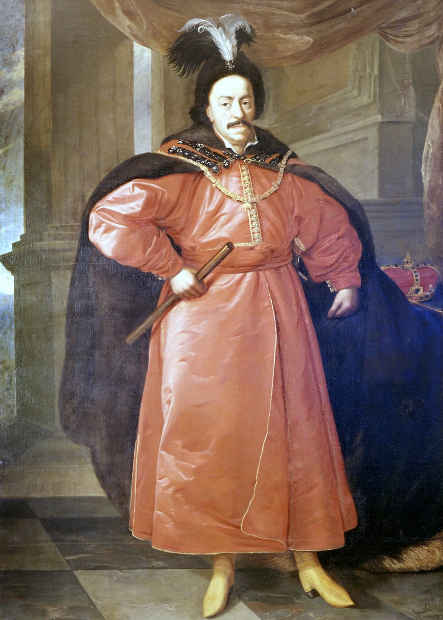 Portrett av kongen av Polen Casimir III den store (1310-1370). Anonymt maleri oppbevart på Drottingholm slott i Stockholm. av Unknown artist