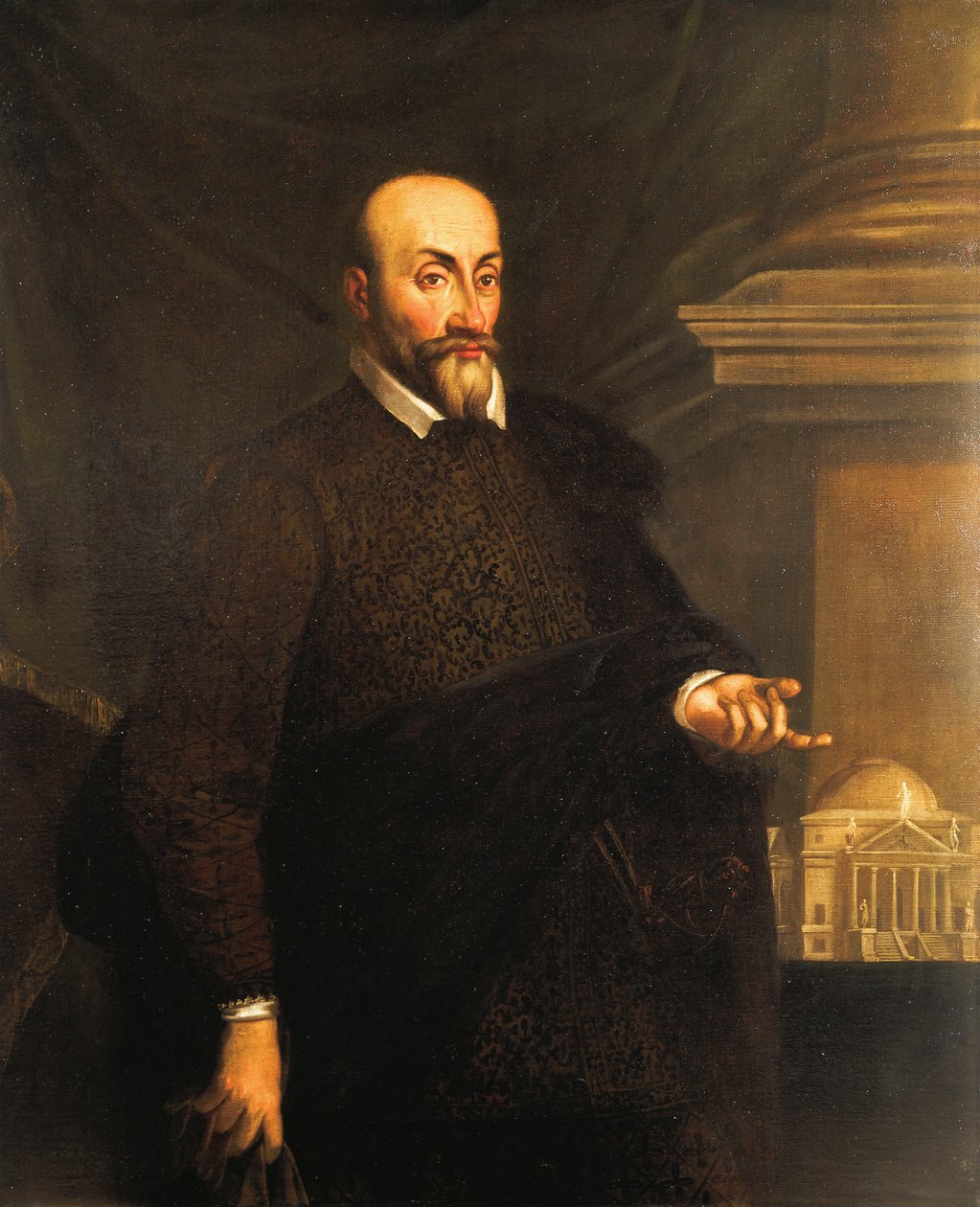Portrett av arkitekten Andrea Palladio av Unknown artist