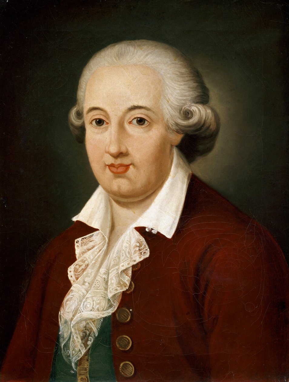 Portrett av komponisten Domenico Cimarosa av Unknown artist