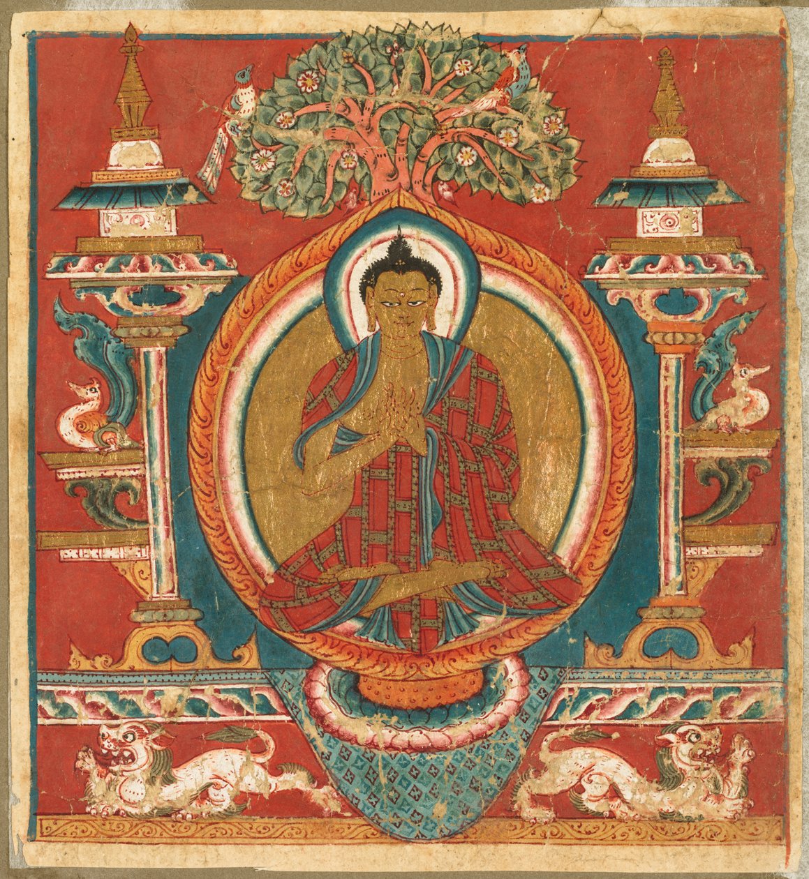 Forkynner Sakyamuni av Unknown artist