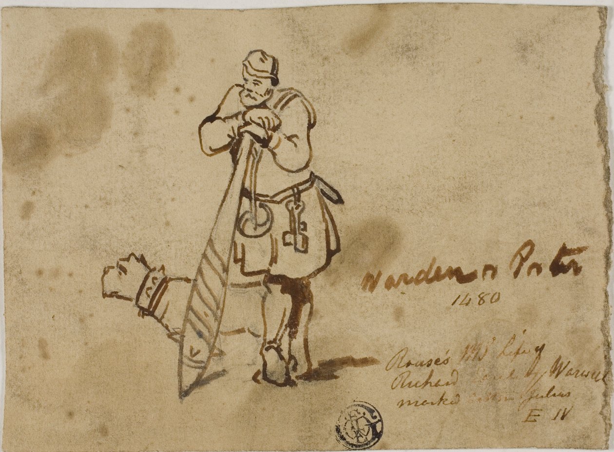 Fengselsbetjent av Unknown artist