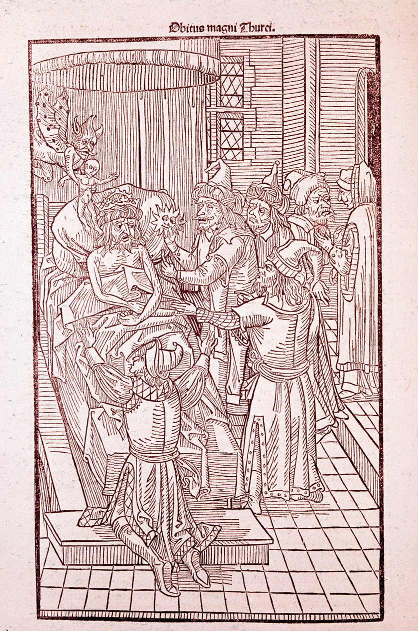 Sannsynligvis Sultan Mehmed II i 1481 (Gravering av Unknown artist