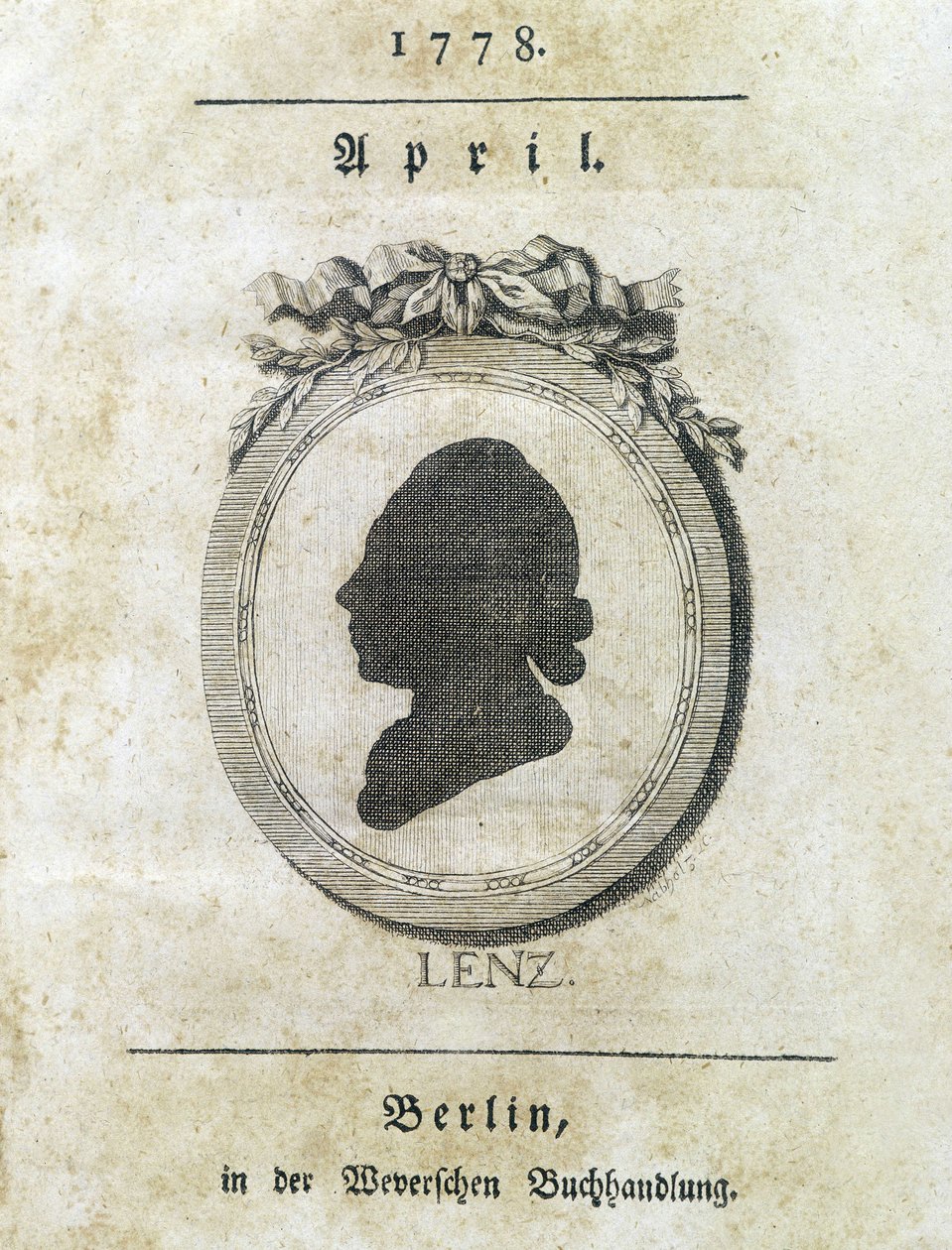 Profilen til Lenz av Unknown artist