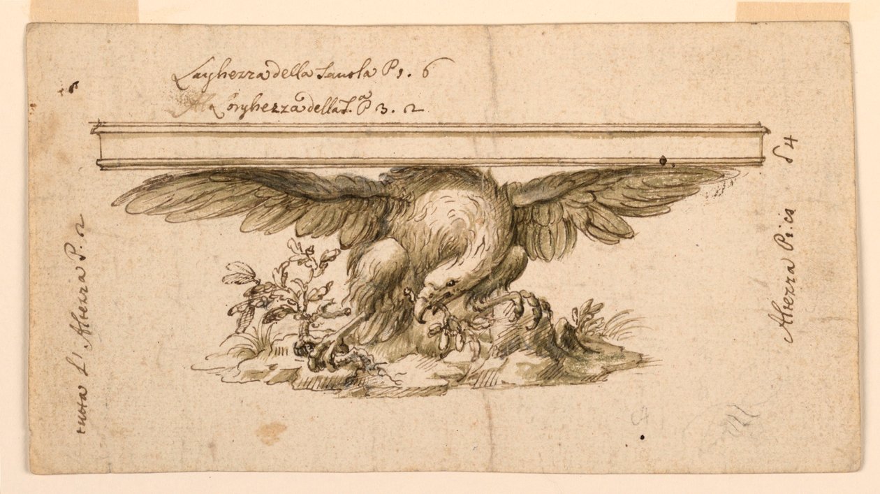 Prosjekt for et bord av Unknown artist