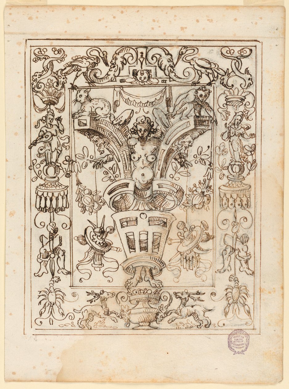 Prosjekt: dekorasjon av et panel av Unknown artist