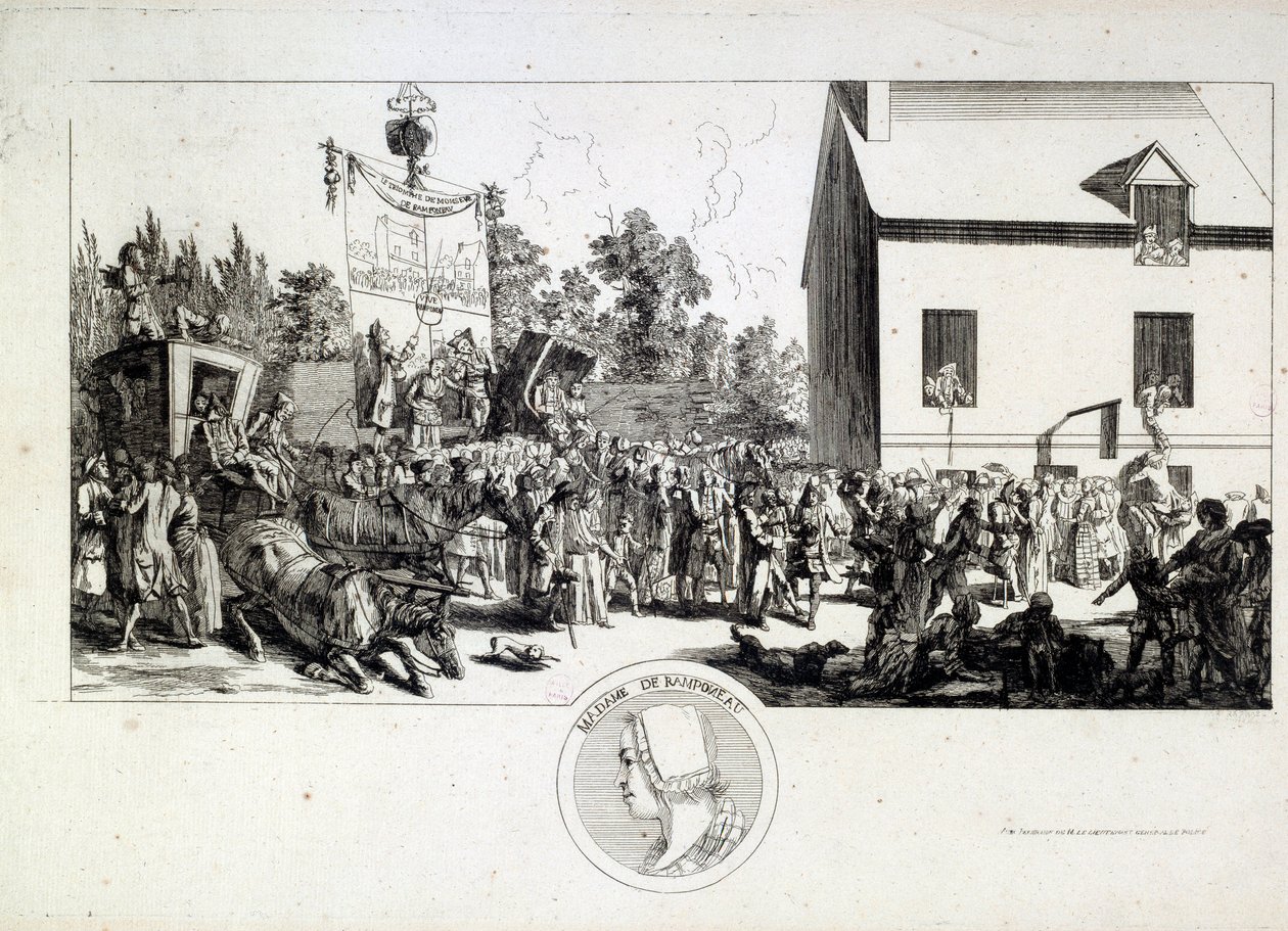 Ramponaux taverna Denne populære kabareten ble grunnlagt av Jean Ramponaux (Ramponneau eller Ramponeau av Unknown artist