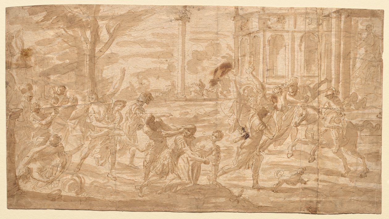 Voldtekt av sabinerne av Unknown artist
