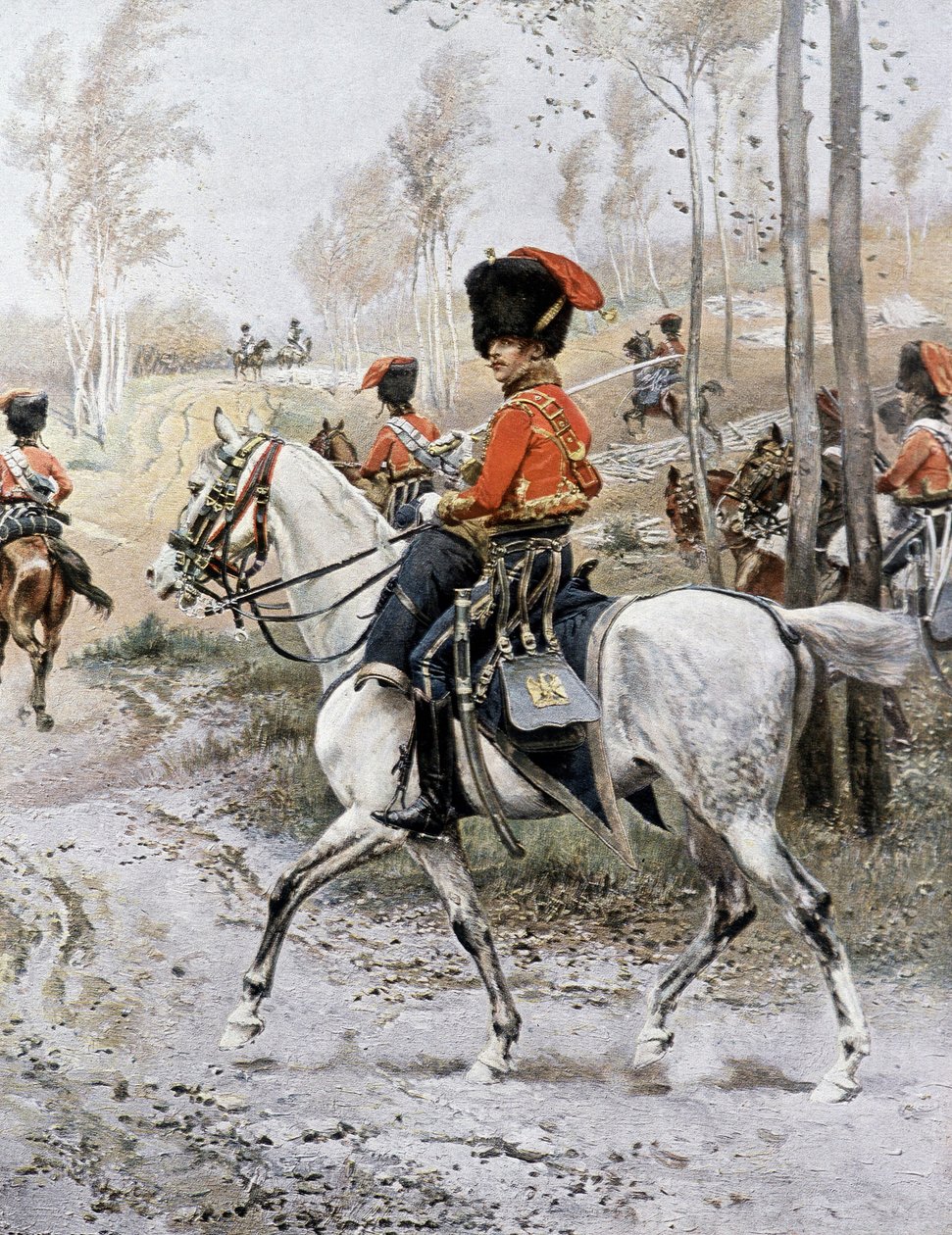 Regiment av hestejegere av Unknown artist