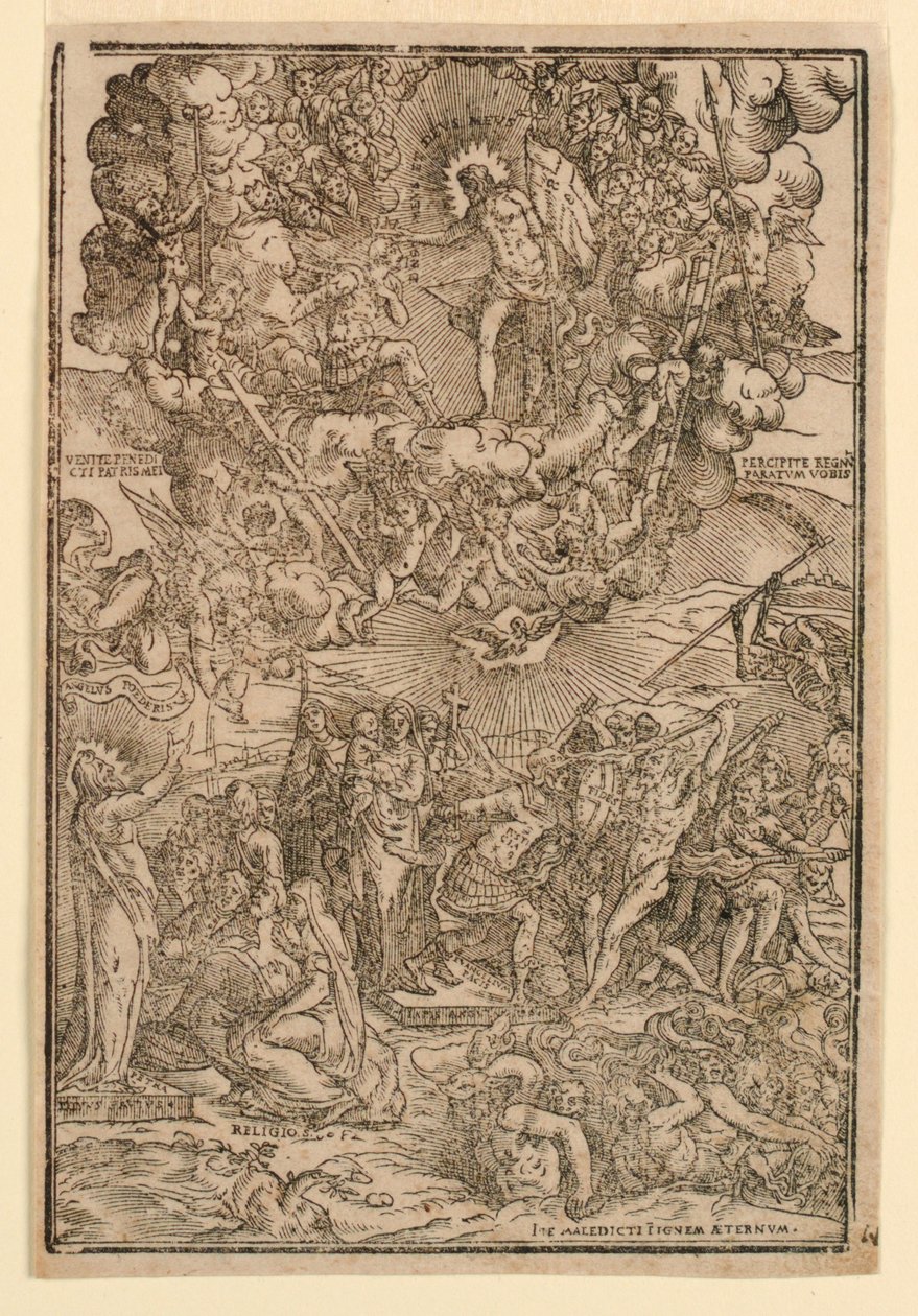 Religiøs allegori av Unknown artist