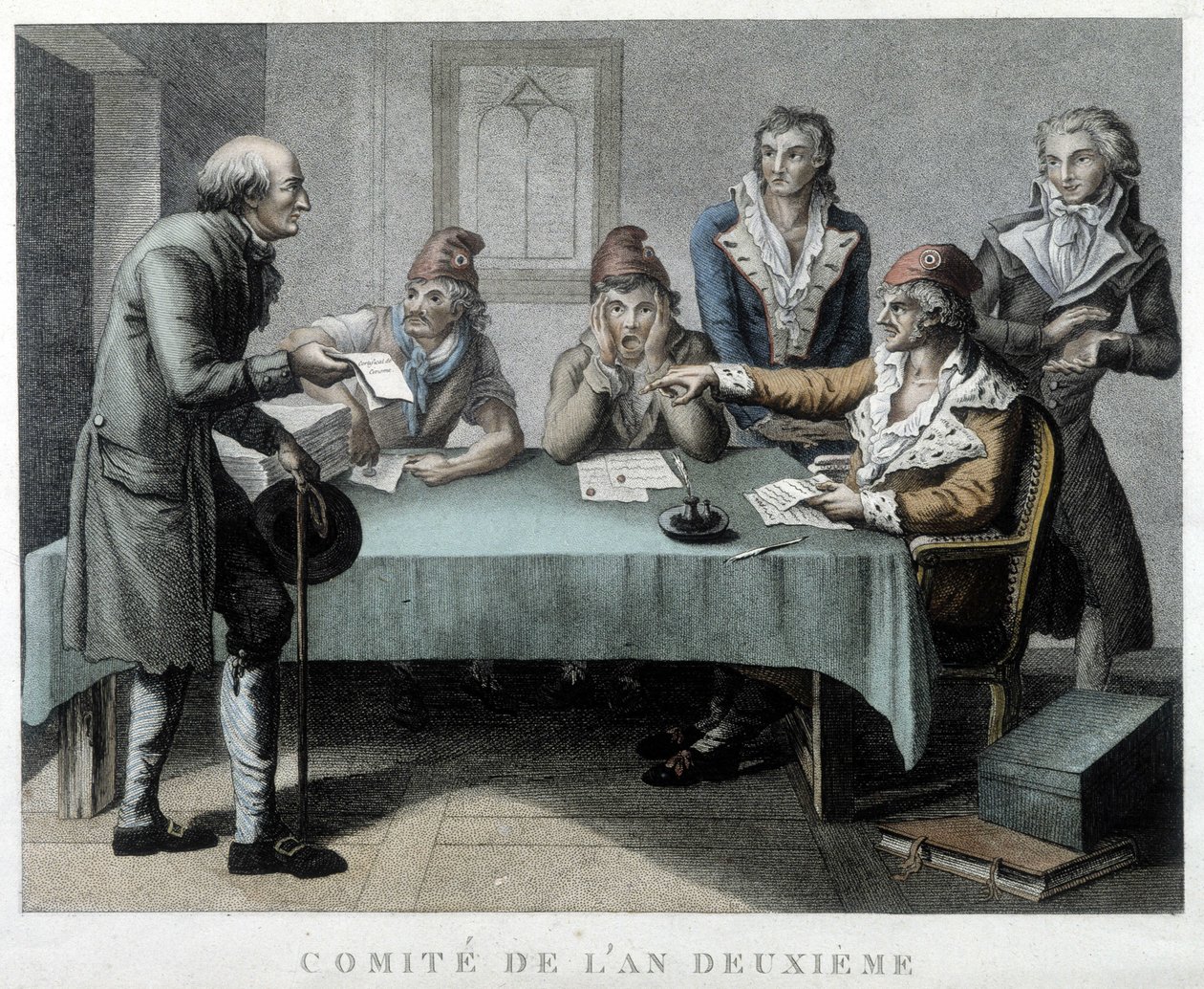 Årets revolusjonære komité II (1794) av Unknown artist