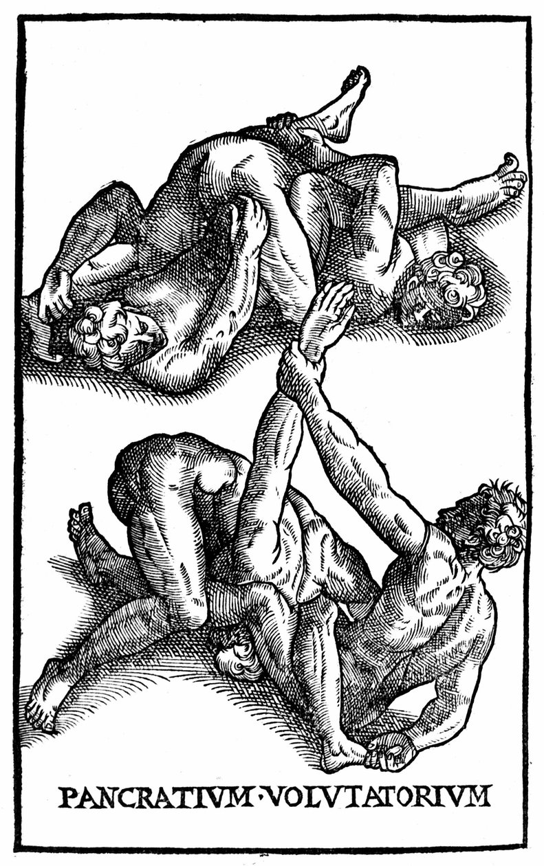 Romerske brytere - i "Jerome Mercurys gymnastikk" av Unknown artist