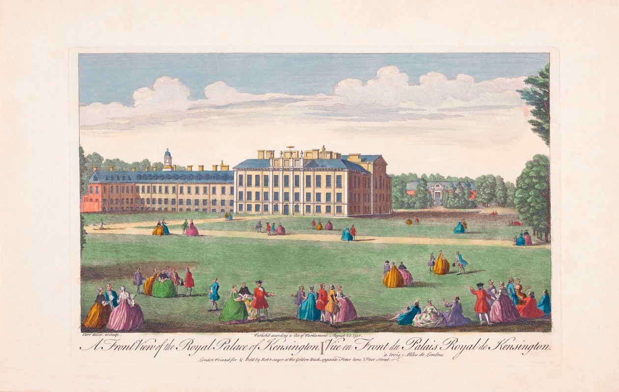 Royal Palace of Kensington på 1700-tallet av Unknown artist